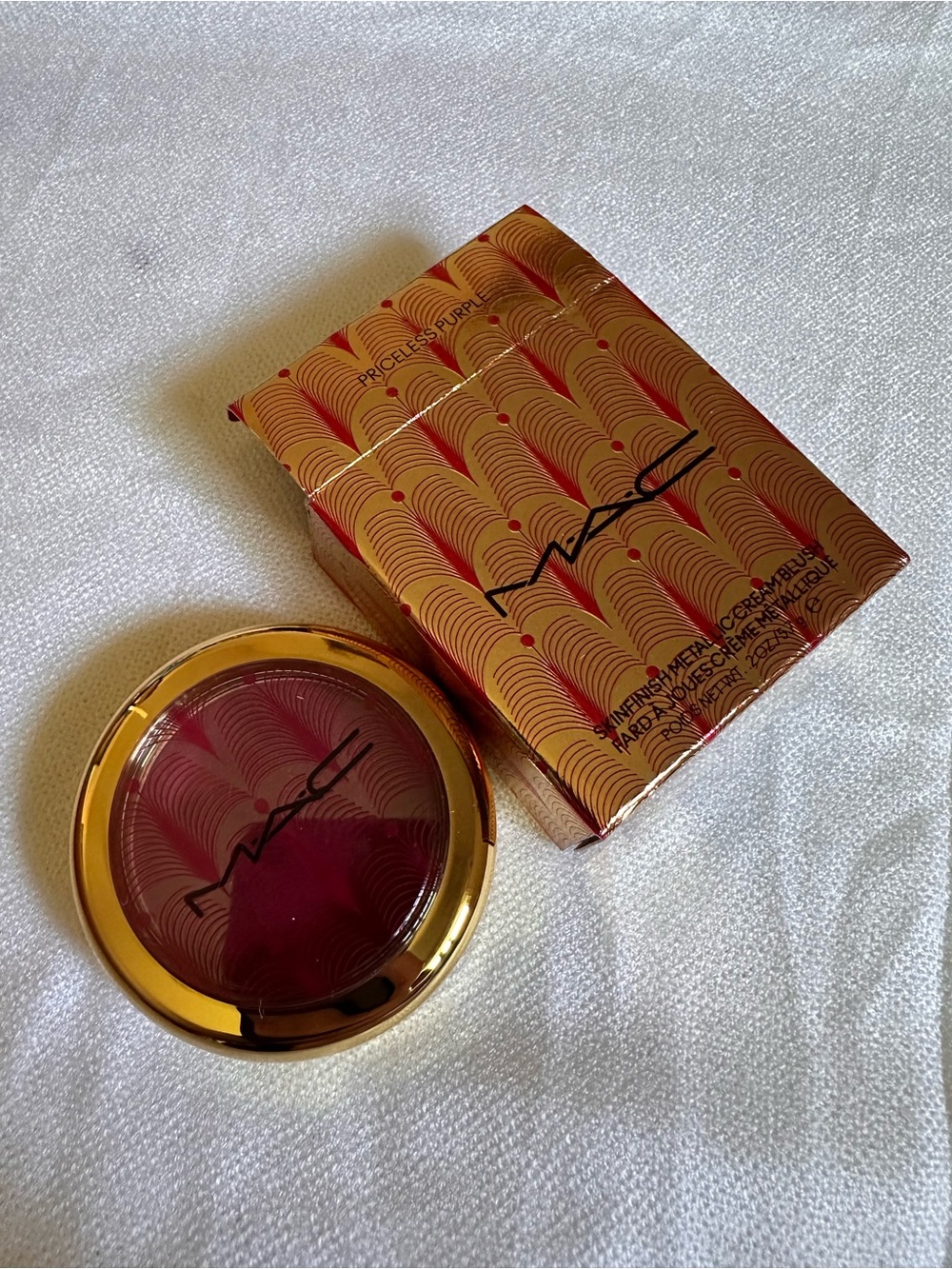 MAC Cosmetics Skinfinish Metallic cream blush - Priceless Purple